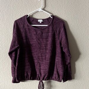 Olivia Sky Plum Sweatshirt